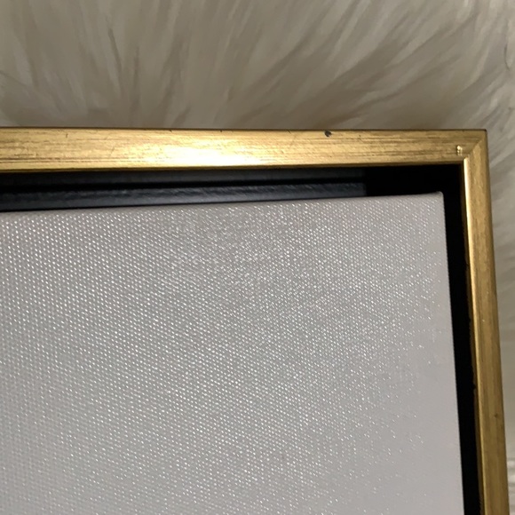 Gold Chandelier Framed Art/Canvas - Picture 11 of 11